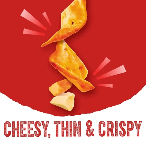 Vista 4 de Cheez-It Snap'd - Pasabocas horneados de doble queso, bolsa de 3.6 onzas (paquete con 6 bolsas)