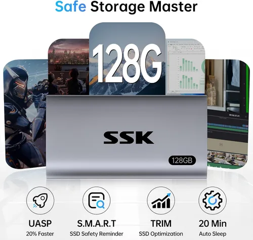 Vista 4 de Paquete de carcasa SSD+SSD externa