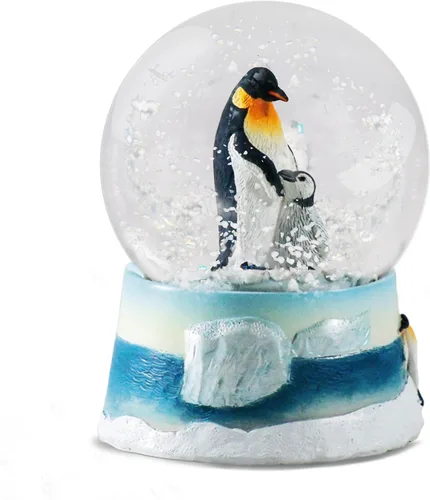 Vista 19 de Globo de agua - Oso marrón de Deluxebase. Decoración de animales de globo de nieve con figuras de oso marrón. Globo de purpurina de vidrio