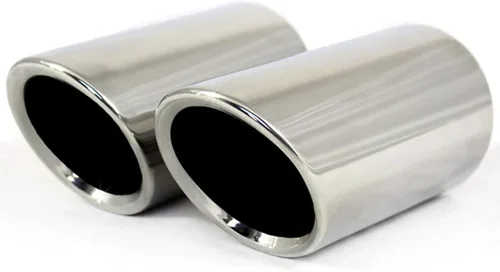 Vista 10 de Dsycar Silenciador de tubo de escape de coche de acero inoxidable con revestimiento negro pulido compatible con VW Volkswagen JETTA 2009-2018