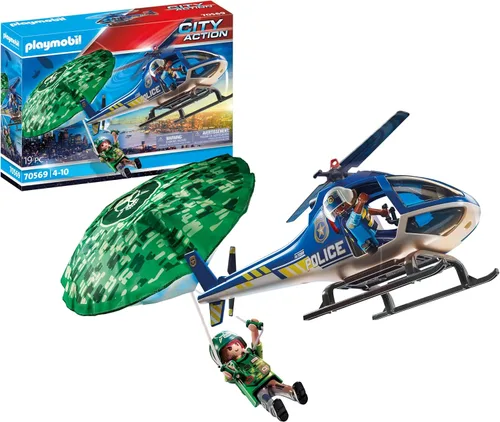 Vista 5 de Playmobil Coche todoterreno de policía con ladrón de joyas