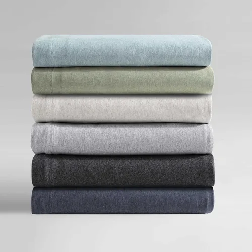 Vista 8 de Calvin Klein - Juego de sábanas de tamaño individual, ropa de cama de mezcla de algodón naturalmente suave - Sábanas con funda de almohada a juego