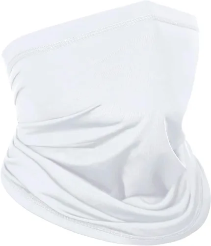 Vista 11 de Achiou Cooling Neck Gaiter Face Cover Scarf, UV Protection Mask for Men and Women,Soft Windproof, Hiking Cycling Running