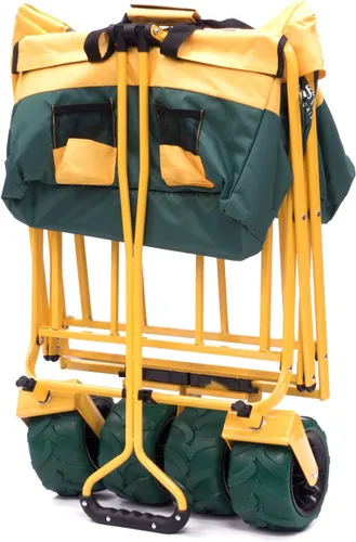 Vista 4 de Cochecito plegable creativo para exteriores, carrito utilitario para niños, carrito plegable todo terreno con soporte para botella de agua, ideal