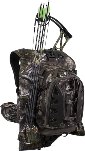 Vista 10 de Insights Hunting de frogg toggs - El Vision Bow Pack, Mochila de Camuflaje, Elementos Sólidos Marrón Solid Elements Marrón
