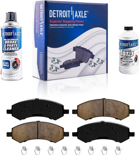 Vista 86 de Detroit Axle - Pastillas de freno para Avalanche Express Suburban Savana Yukon XL 1500 Chevy Tahoe GMC Cadillac Escalade, Pastillas de freno