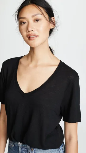 Vista 6 de Splendid Camiseta de manga corta con cuello en V para mujer