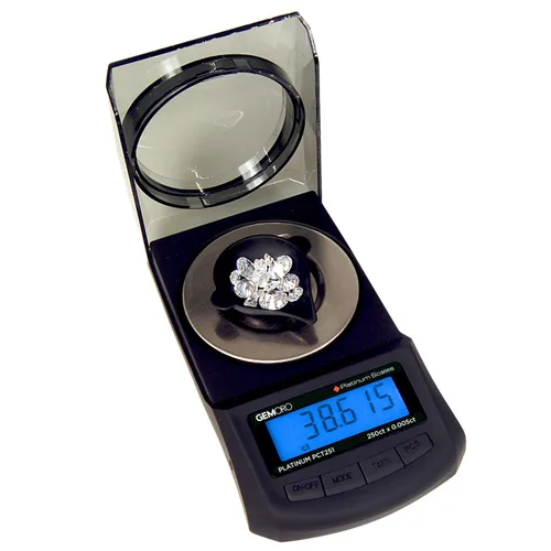Vista 9 de GemOro Platinum PCT101 Durable Precise Jewelers Premium Class Quilat Mini Scale Herramienta de precisión digital con lectura profesional experta