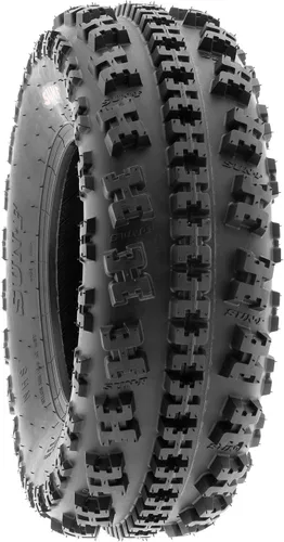 Vista 5 de SunF - Juego de 4 neumáticos de repuesto de 6 pliegues para bicicleta de carrera, todoterreno, cuatrimoto, cuatriciclo, 22 x 7-10 y 22 x 10-10, sin