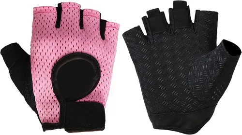Vista 5 de SUJAYU Guantes de entrenamiento para mujeres y hombres, antideslizantes, transpirables, esenciales de gimnasio para mujer, para levantamiento
