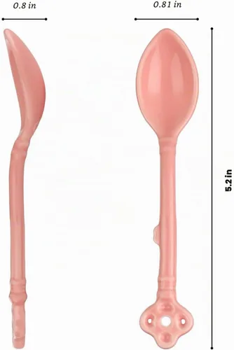 Vista 3 de Juego de cucharas de café de cerámica para espresso con 6 cucharas