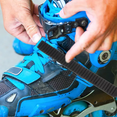 Vista 5 de BESPORTBLE Zapatos de patinaje Correa Roller Skate Hebilla Profesional Estable Reemplazable Skate Clip Accesorios