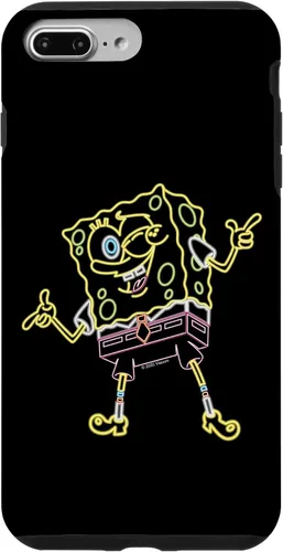 Vista 12 de Spongebob Squarepants Carcasa Neon Line Art para iPhone 17