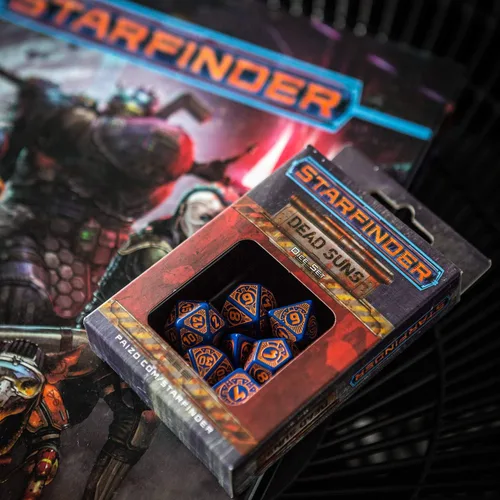 Vista 4 de Q-Workshop Starfinder Dead Suns Juego de dados 7 juegos de mesa