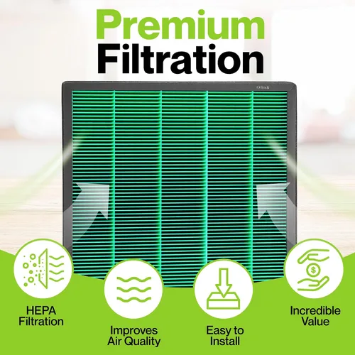 Vista 6 de Durabasics Replacement Compatible with 400/400S Airmega Max 2, High Performance HEPA and Activated Carbon Filter for Air Purifier, 2-Pack