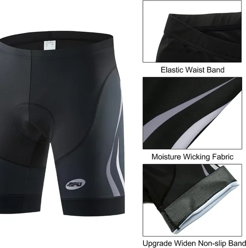 Vista 5 de Pantalones cortos de ciclismo acolchados para hombre