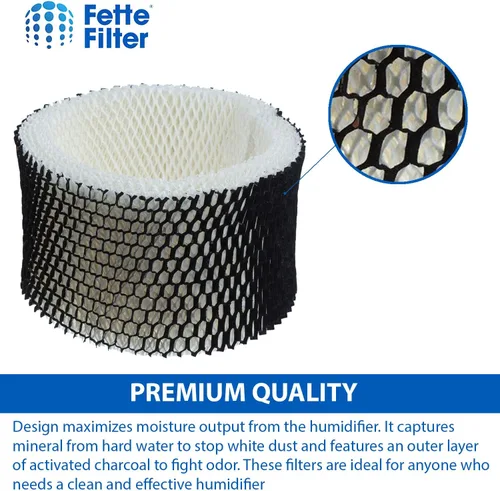 Vista 3 de Fette Filter -2 filtros humidificadores compatibles con Holmes & Sunbeam humidificador filtro A, HWF62 HWF62CS HWF62D (paquete de 2)