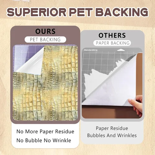 Vista 4 de Vinilo adhesivo permanente con estampado de animales africanos, 12 hojas de 12 x 10 pulgadas para manualidades de vasos Estampado De Animales -12