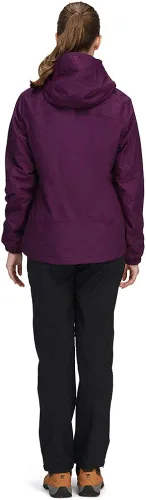 Vista 6 de CAMEL CROWN - Chaqueta de esquí para mujer, impermeable, 3 en 1, chaqueta de invierno resistente al viento, forro polar cálido, con capucha