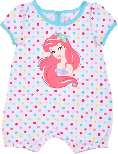 Vista 3 de Disney Paquete de 3 mamelucos Ariel La Sirenita para bebés y niñas