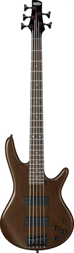 Vista 4 de Ibanez GSR205SMCNB - Tapa de Arce Spalted Marrón Carbón Estallado Explosión marrón carbón