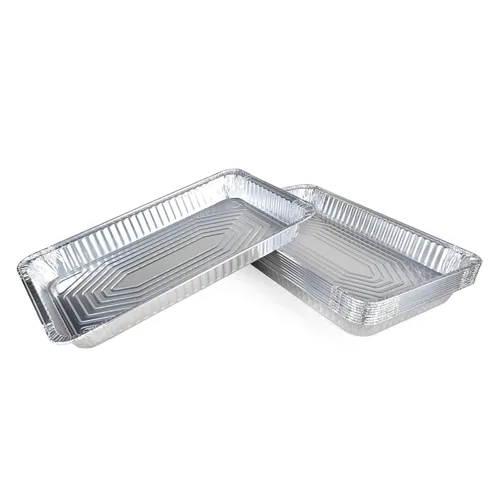 Vista 19 de IDL Packaging Sartenes de aluminio de tamaño completo para mesa de vapor, profundos, 21 x 13 x 3 pulgadas (paquete de 25) - Sartén desechable