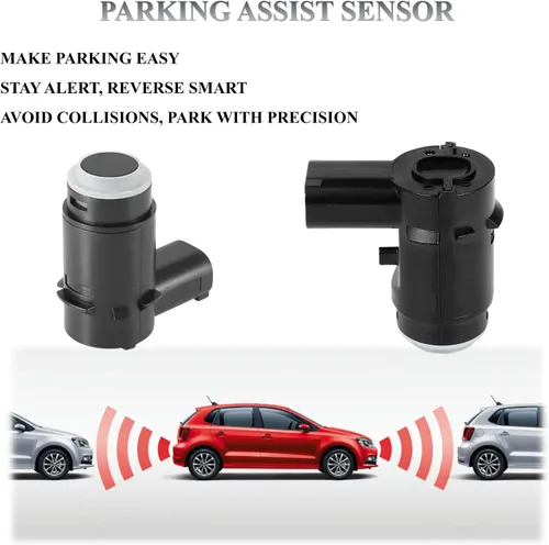 Vista 4 de PANNUOSCS Sensor de Asistencia de Estacionamiento con Sensor de Reversa para Parachoques Compatible con Ford F-150 2009-2014 2010-2014 Lincoln Mark
