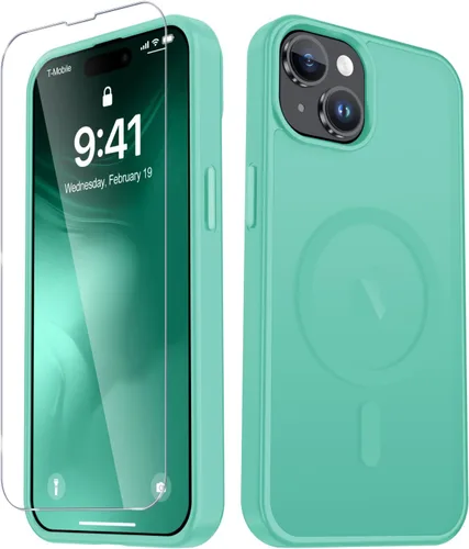 Vista 1467 de Funda para Google Pixel 10 Pro XL, cubierta magnética mate, color negro Fit for MagSafe, Screen Protector included, Shockproof Military Grade