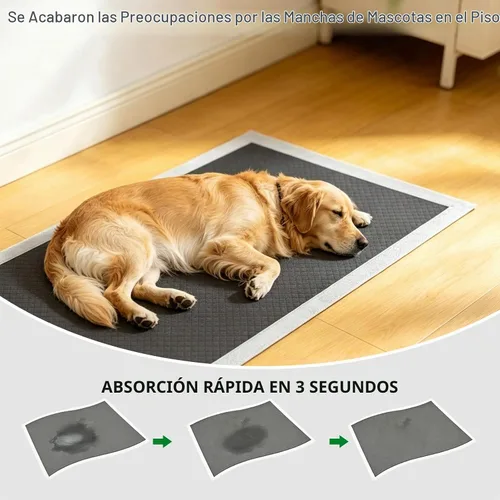 Vista 5 de 30 almohadillas de carbón extra grandes de 31 x 47 pulgadas, con control de olor, superabsorbentes, almohadillas desechables gruesas para orinal