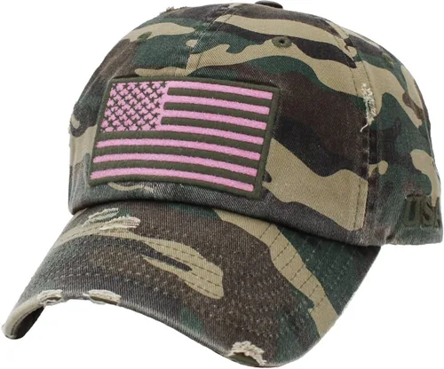 Vista 9 de KBETHOS Tactical Operator Collection USA Fishing Mesh Ballcap Flag Patch America Outdoors Trucker Baseball Cap