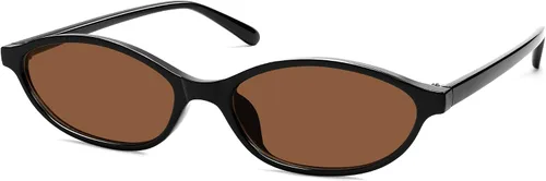 Vista 12 de Gafas de sol retro ovaladas de ojo de gato para mujer, Y2k, gafas de sol estrechas de moda, gafas de sol de diseñador AR82253