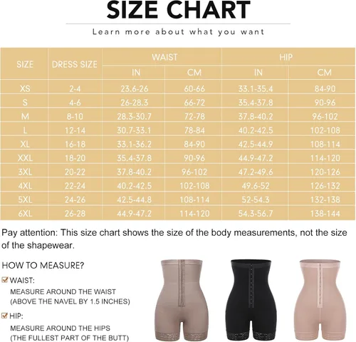 Vista 4 de Lover-Beauty Shapewear for Women Tummy Control High Waist Butt Lifter Fajas Colombianas Levanta Cola Y Cadera