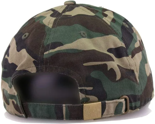 Vista 4 de F Initial Letter Vintage Baseball Cap Embroidered Cotton Adjustable Distressed Dad Hat