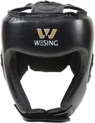 Vista 2 de Wesing - Tocado profesional de boxeo Muay Thai artes marciales entrenamiento sin mejillas