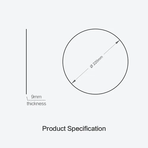 Vista 5 de Soporte de monitor de rotación de 360°, aleación de aluminio gris, amplia compatibilidad para iMac, laptop, plantas en maceta, artes y manualidades