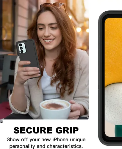 Vista 6 de AICase Funda para Galaxy A13 5G, resistente protección contra caídas, cuerpo completo, a prueba de golpes, a prueba de polvo, militar, resistente