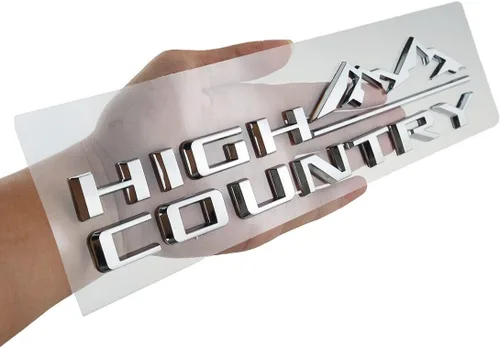 Vista 5 de 1 emblema de repuesto para guardabarros Tahoe Silverado High Country 19-21 (cromado)