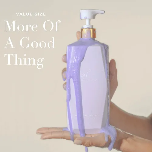 Vista 9 de Goldie Locks Brilliant Blonde Purple Shampoo - Ilumina y tonifica el cabello rubio, gris y aclarado, neutraliza el latón, sin sulfatos, seguro