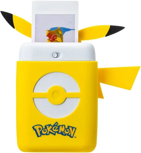 Vista 5 de instax Mini Link - Pinter para smartphone, Nintendo Switch Edition con funda Pikachu