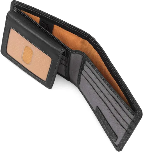 Vista 5 de Timberland PRO Men's Leather RFID Wallet with Removable Flip Pocket Card Carrier