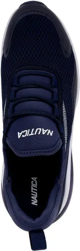 Vista 4 de Nautica Neptune 2 - Tenis deportivos para hombre con cordones y burbujas de aire, ligeros, transpirables y cómodos para correr, trotar y uso casual
