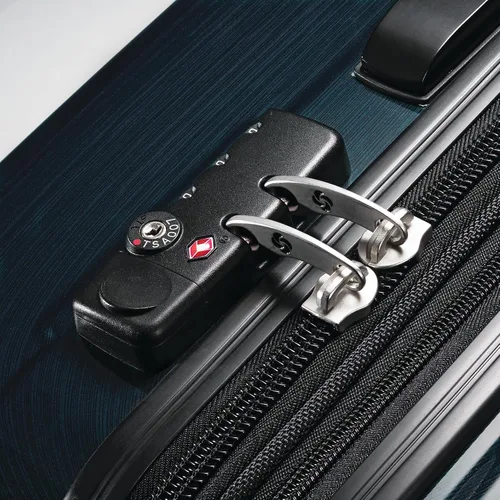 Vista 121 de Samsonite Winfield 2 Equipaje rígido con ruedas giratorias, Azul profundo, Juego de 3 piezas (20/24/28)