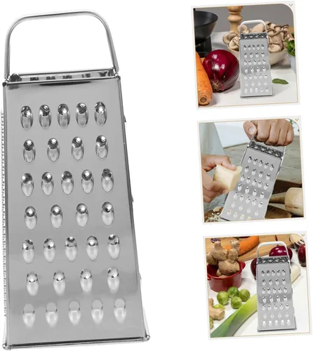 Vista 5 de Rallador de cuatro lados para cocina, cortador de alimentos, triturador de alimentos vegetales, trituradora de verduras, trituradora de verduras