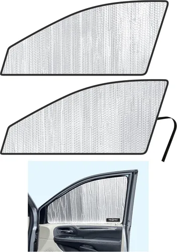 Vista 11 de Parasol para ventana lateral para asiento trasero de segunda fila, ajuste personalizado para Dodge Grand Caravan Minivan 2011, 2012, 2013, 2014