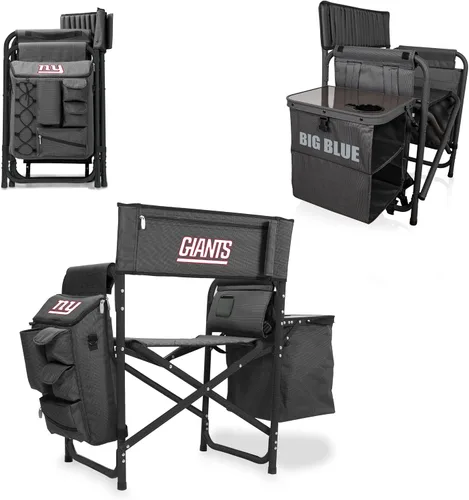 Vista 27 de PICNIC TIME NFL NFL Fusion - Silla de campamento unisex para adultos, con mesa auxiliar y enfriador suave, silla de playa para adultos, silla