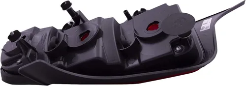 Vista 9 de HEADLIGHTSDEPOT Juego de luces traseras de diseño simple con par de lentes transparentes rojas compatibles con Mustang/Shelby GT500 2010-2012