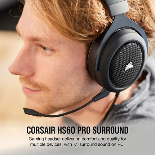 Vista 2 de Corsair Gaming HS60 71 Virtual Surround Sound PRO DAC - Audífonos para Xbox