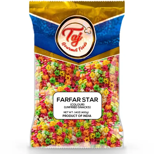 Vista 13 de TAJ Gourmet Farfar Fryums (tubo de pellets de trigo), 14.11 oz (Okra)