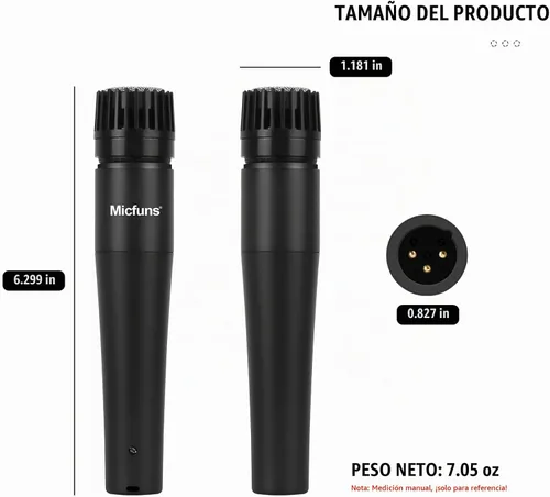Vista 2 de M57 Vocal Dynamic Classic Style Micrófono