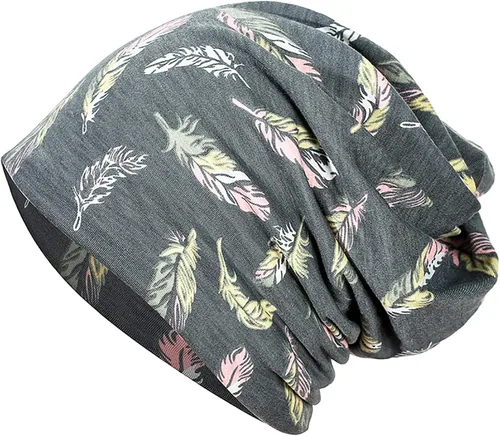 Vista 25 de JarseHera Gorro holgado de mujer con encaje de algodón, gorros para quimioterapia, gorros para el cáncer, turbante
